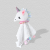 Doudou licorne à Personnaliser - Cadeau de Naissance Fille