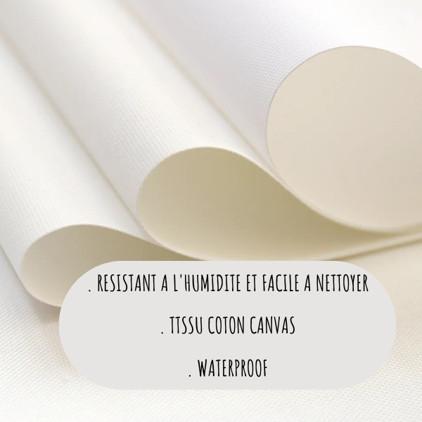 Toile coton canvas pour affiches décoratives bébé, résistante à l’humidité et facile à nettoyer