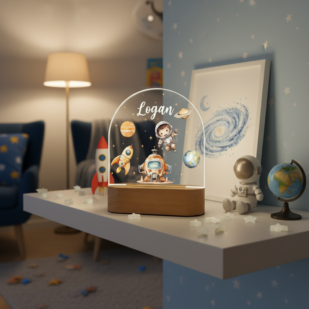 Veilleuse LED espace pour chambre enfant